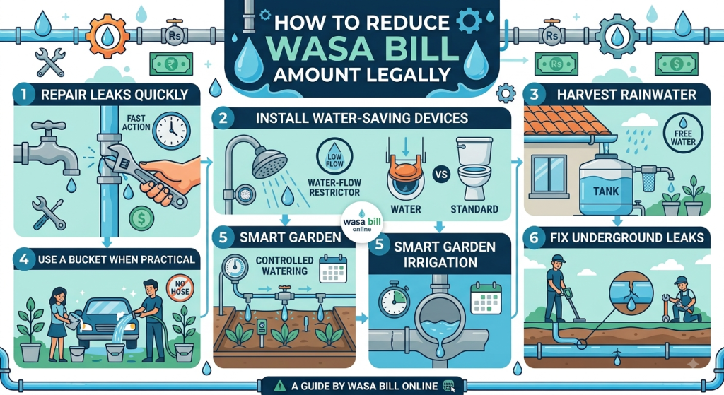Reduce wasa bill legally