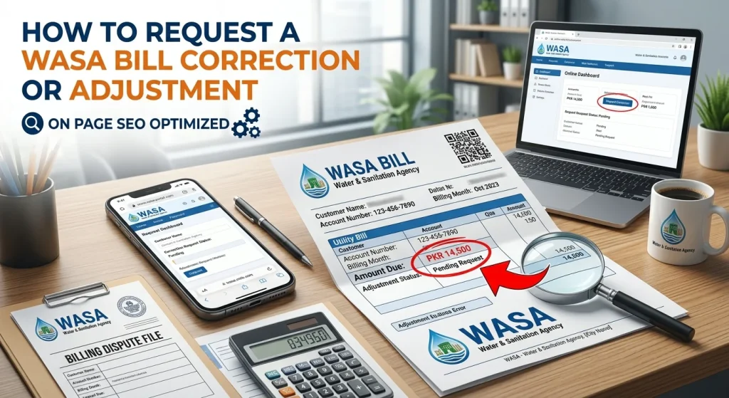 WASA Bill Correction